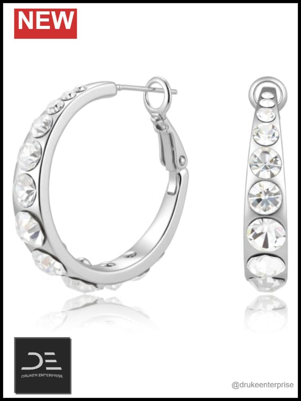 Chunky Gold Hoop Earrings, 18K Gold Plated, S925 Sterling Silver Post,